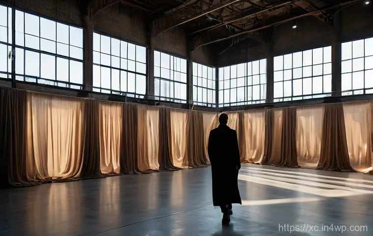 설치 예술과 공간의 상관관계 연구 - An immersive, multi-sensory installation art experience set within a grand, abandoned industrial fac...